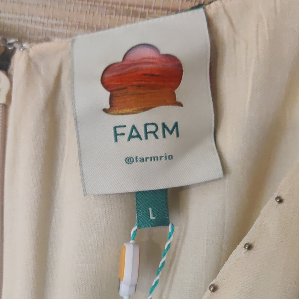 Farm Rio Fresh Bananas Maxi Dress Size Large Nwt - Picture 9 of 15